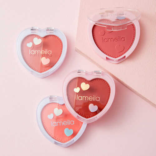 New Blush Makeup Palette Lasting Natural Cream CheekTint Orange Peach Pink Blus✲ - Picture 8 of 21