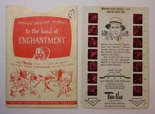 Old Vintage 1955 Ramar of the Jungle TV Show Tru Vue 3D Film Card Made in USA