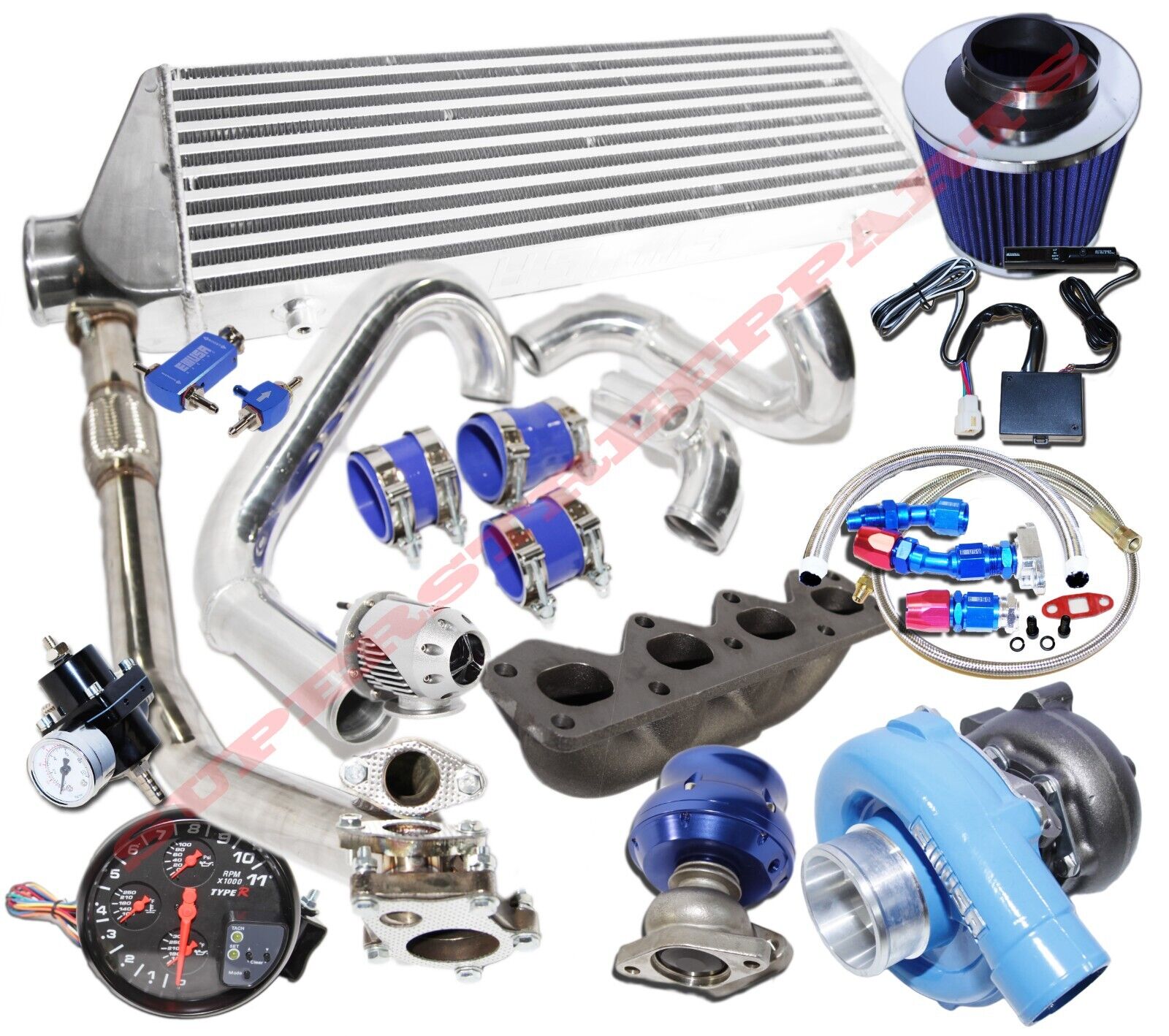 EMUSA T3/T4 Bolt-on Turbo Kit for 90-93 Mazda Miata 1.6L NA6