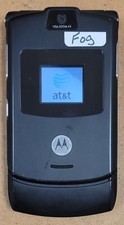 Motorola RAZR / Razor V3 - Black and Silver  AT T  Cellular Flip Phone