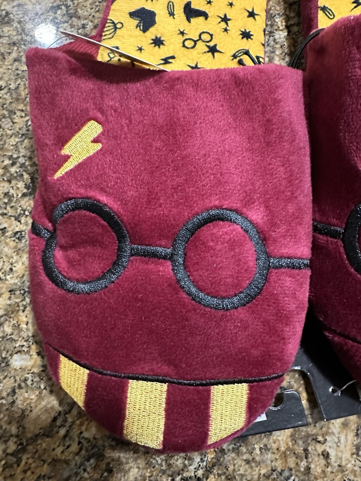 PANTOFOLA D’ORO Ciabatte occhiali Harry Potter Bioworld L XL donna 10 13 uomo 9 12 nuove con etichette