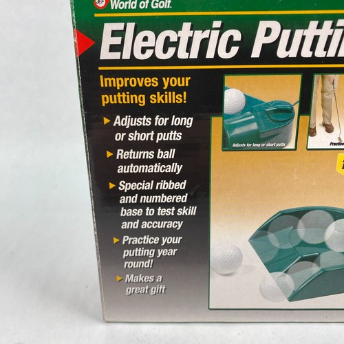 Electric Putter Partner World Of Golf Trainer Aid TESTED - Picture 4 of 6