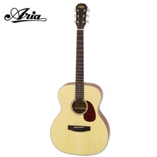 Aria Vintage 100 Series 101 Orchestra Model Spruce Top Acoustic Guitar - Natural