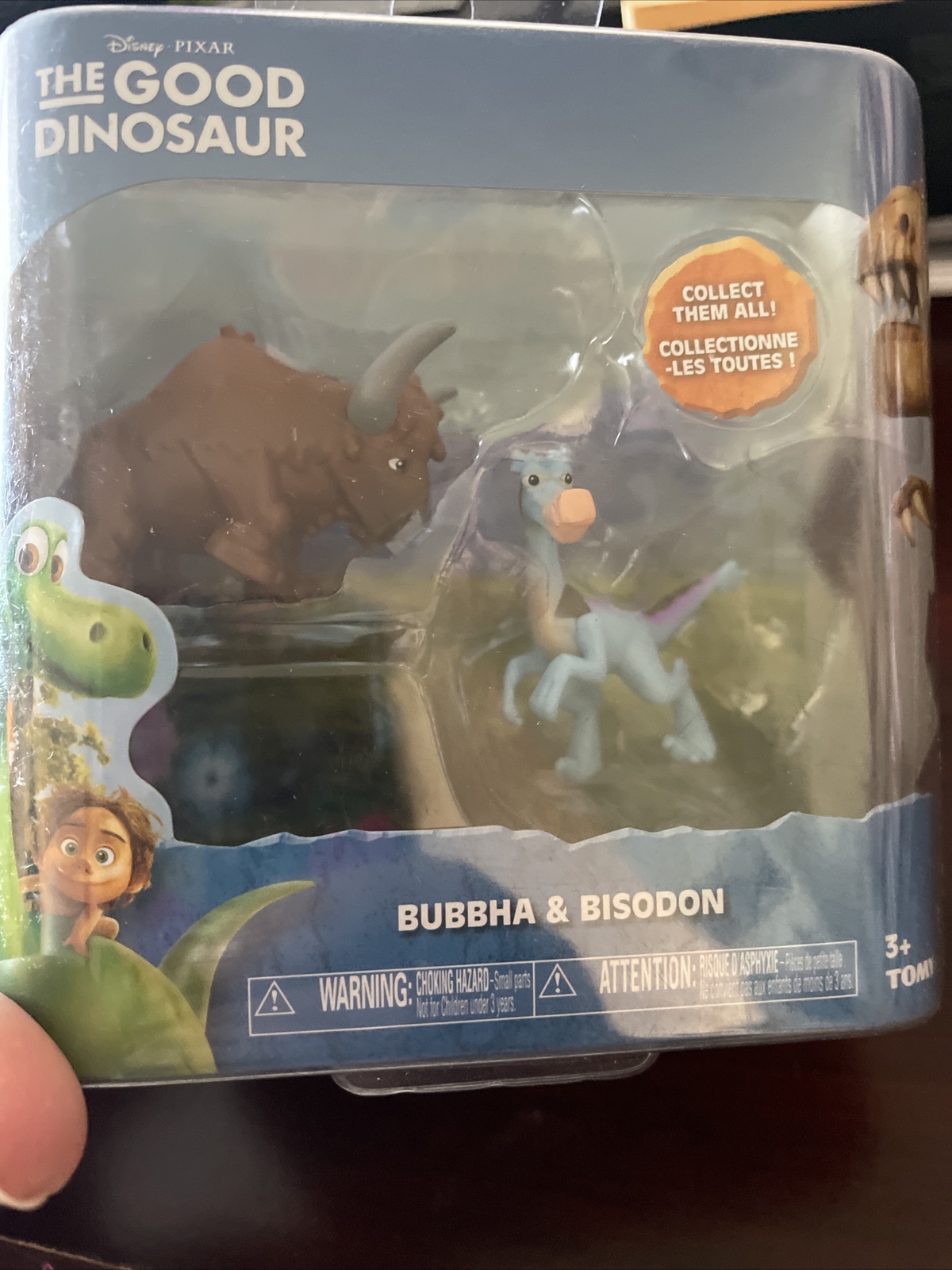 DISNEY - The Good Dinosaur (BUBBHA & BISODON) PVC Figures/TOMY NIP