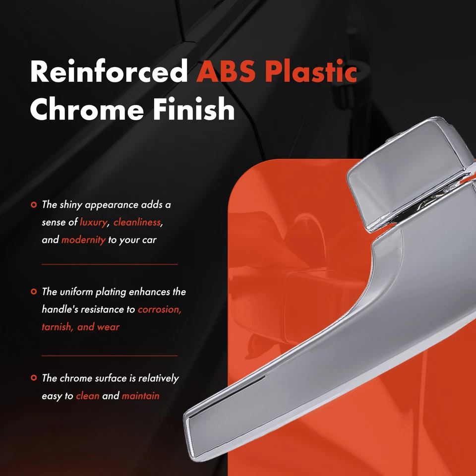 Manija de puerta interior cromada para pasajero delantero para Pontiac Montana 05-09 Chevy Foto 4 de 4