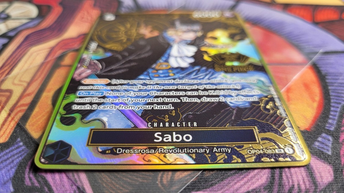 Sabo OP04-083 2nd Anniversary Set One Piece Card English