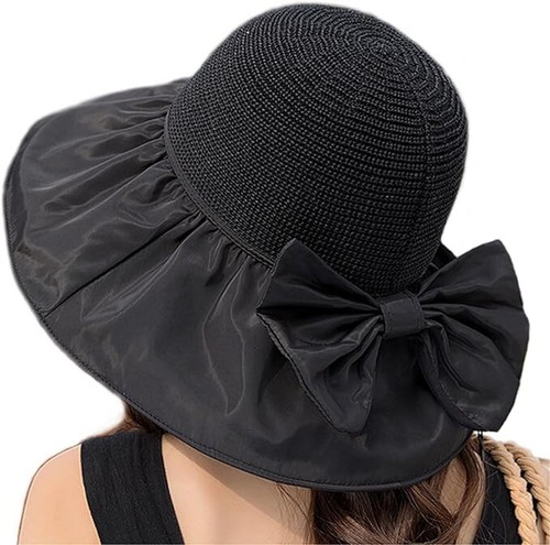 Sombrero de cubo plegable de ala ancha para mujer con protección al aire libre UPF 80+ - Imagen 25 de 32