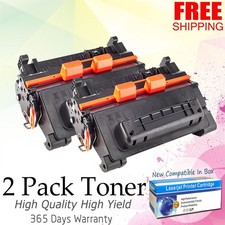 2PCS CE390A Toner For HP 90A Black LaserJet M4555 Enterprise 600 M601 M602 M603