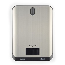 Image of Salter Digital Kitchen Scale -Stainless Steel, Measures Wet & Dry Ingredients