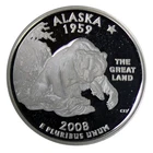 2008-S 50 State Quarters Alaska Proof — photo from another recent sale