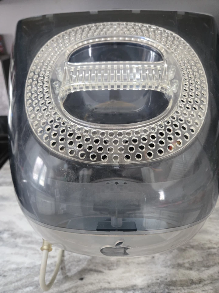 Vintage Apple iMac G3 Graphite Macintosh All In One Computer HDD Not Working - Image 4 of 4