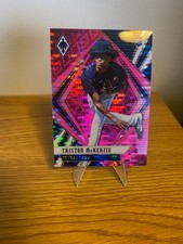Triston McKenzie #21 Pink Pulsar (RC) - 2021 Panini Chronicles Phoenix
