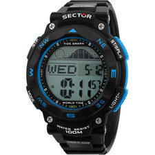 SECTOR EX-35 R3251534002 OROLOGIO UOMO DIGITALE NERO BLU 51mm SOTTOCOSTO