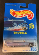 Hot Wheels - 1991 , '59 Cadillac, #266, 12359, Lavender