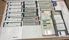 Microsoft MS-DOS Operating System Version 5 5.25" Floppy Disk Install Plus More