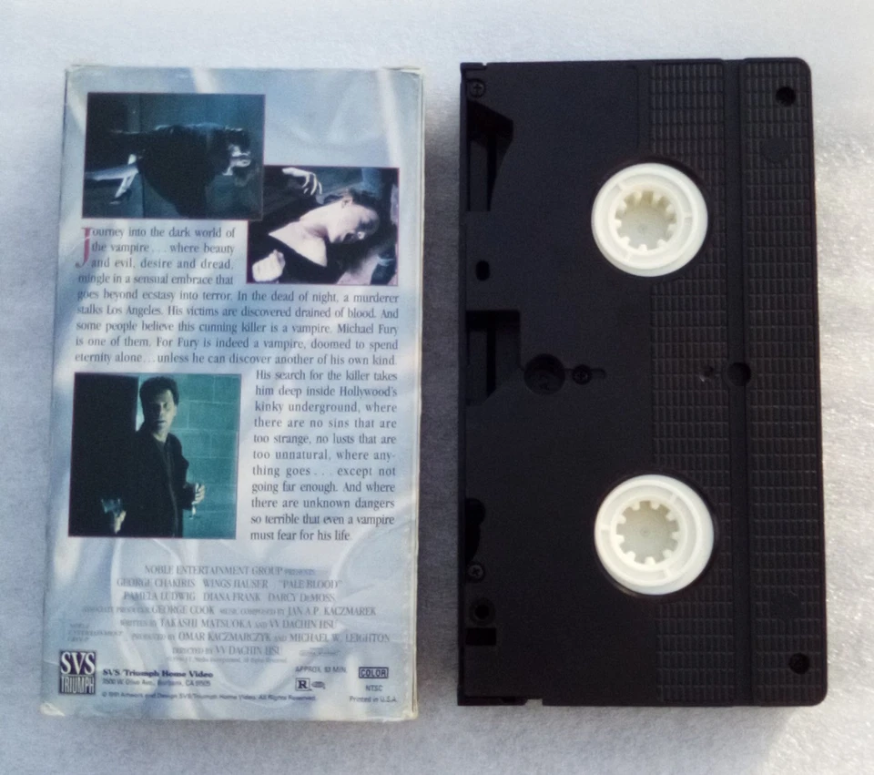 Pale Blood [DEMO VHS 1991] Promo/Screening Vampire Horror...in time 4 Halloween - Image 2 of 4