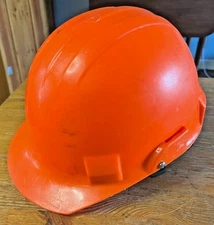 Bullard Hard Hat Orange Construction Helmet Vector A Protective Hard Plastic Hat