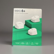 eero 6 Dual-Band Mesh Wi-Fi 6 System 3-Pack, Works with Alexa, 1000 Mbps