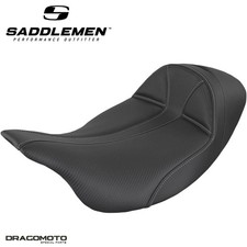 SELLA HARLEY TOURING SADDLEMEN Dominator 808-07B-0042L Low | Solo Nera Foam |...