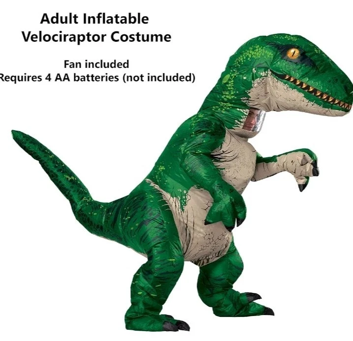 Rubies Jurassic World: Disfraz Inflable T-Rex para Adultos, Unisex Talla Única. 28 Foto 3 de 4