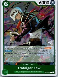 Trafalgar Law OP13-031 Carrying On His Will Foil Rare One Piece TCG