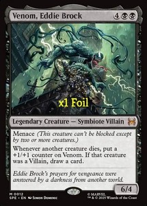 Eddie Brock Foil | eBay