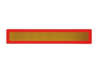 Reflex Warntafel Set für Anhänger ECE 70.01, 197 x 1132 mm