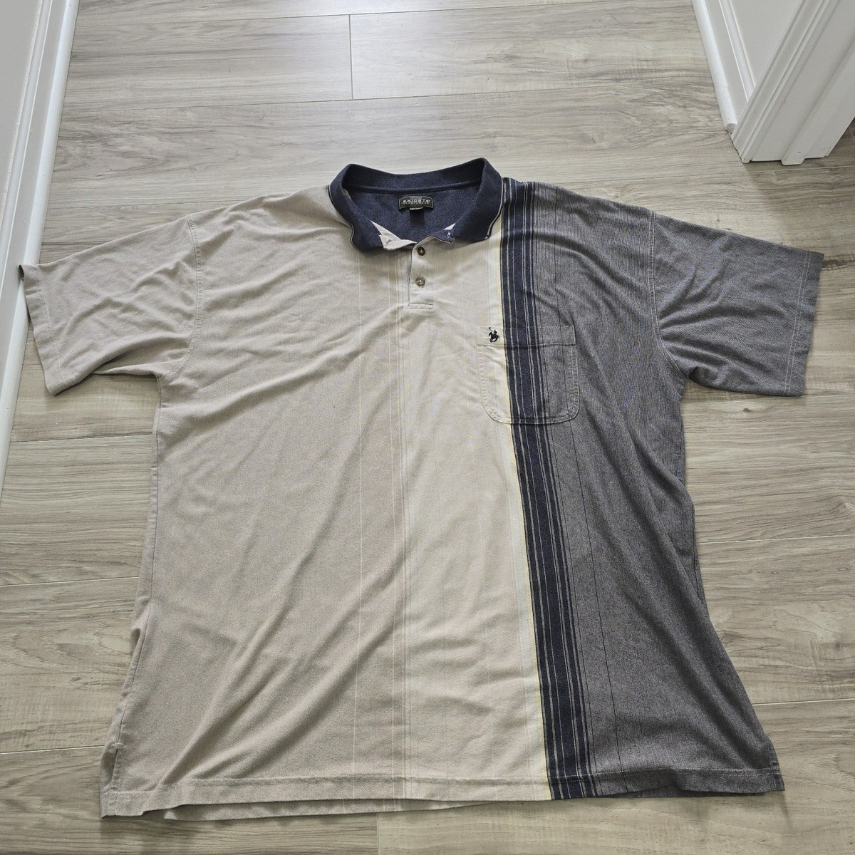 Vtg Knights Sportswear Men's Polo Golf Shirt 4XLT