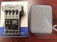 New Zoom PodTrak P4 Multitrack Podcast Recorder Open Box/Tested Pics
