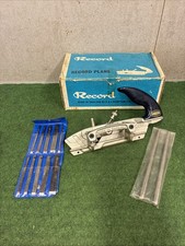 Genuine Record No 044C Plough Plane, Complete With 10 Cutters, In Original Box