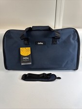 NEW Halfday Garment Duffel Bag Wrinkle-Free Travel Blue w/ Shoulder Strap
