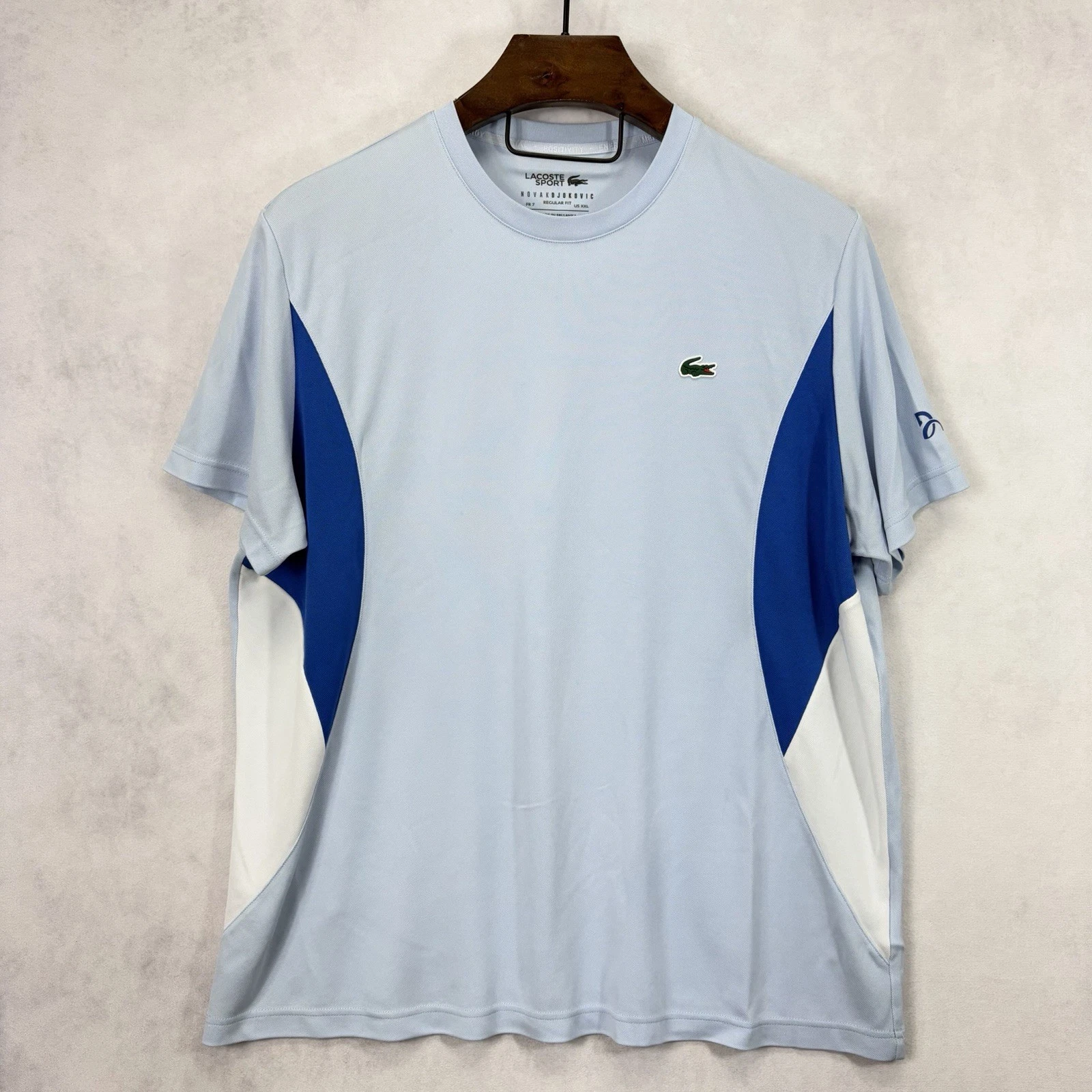 Lacoste Novak Djokovic T Shirt Mens 2XL XXL Sport Tennis Performance Crew Dry
Opens in a new window 