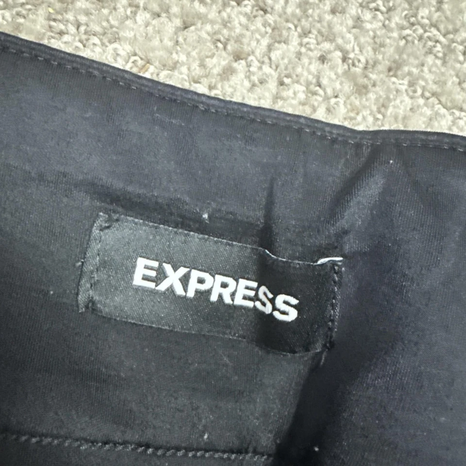 Express Pants Black Pull On Women’s Size Large - Image 4 of 4