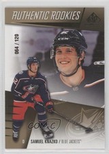 2023 Upper Deck SP Game Used Authentic Rookies Gold /120 Samuel Knazko #242 1pa2