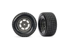 Traxxas 10473X - Tires & wheels assembled, glued, Hoosier tires (Slash Modified)