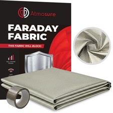 Faraday Fabric  Tape Kit, 1 Yard 44 x 36 in - EMF Blocker and RF Shielding...
