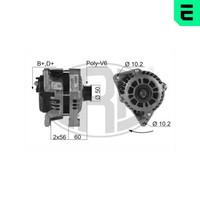 ERA Lichtmaschine Generator Lima 210003A FüR Vectra V94 J96 Omega Opel 14V CC 2