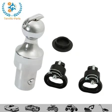 60638 Puck System 2-5/16" Gooseneck Ball & Safety Chain Anchor Kit For Ram Truck