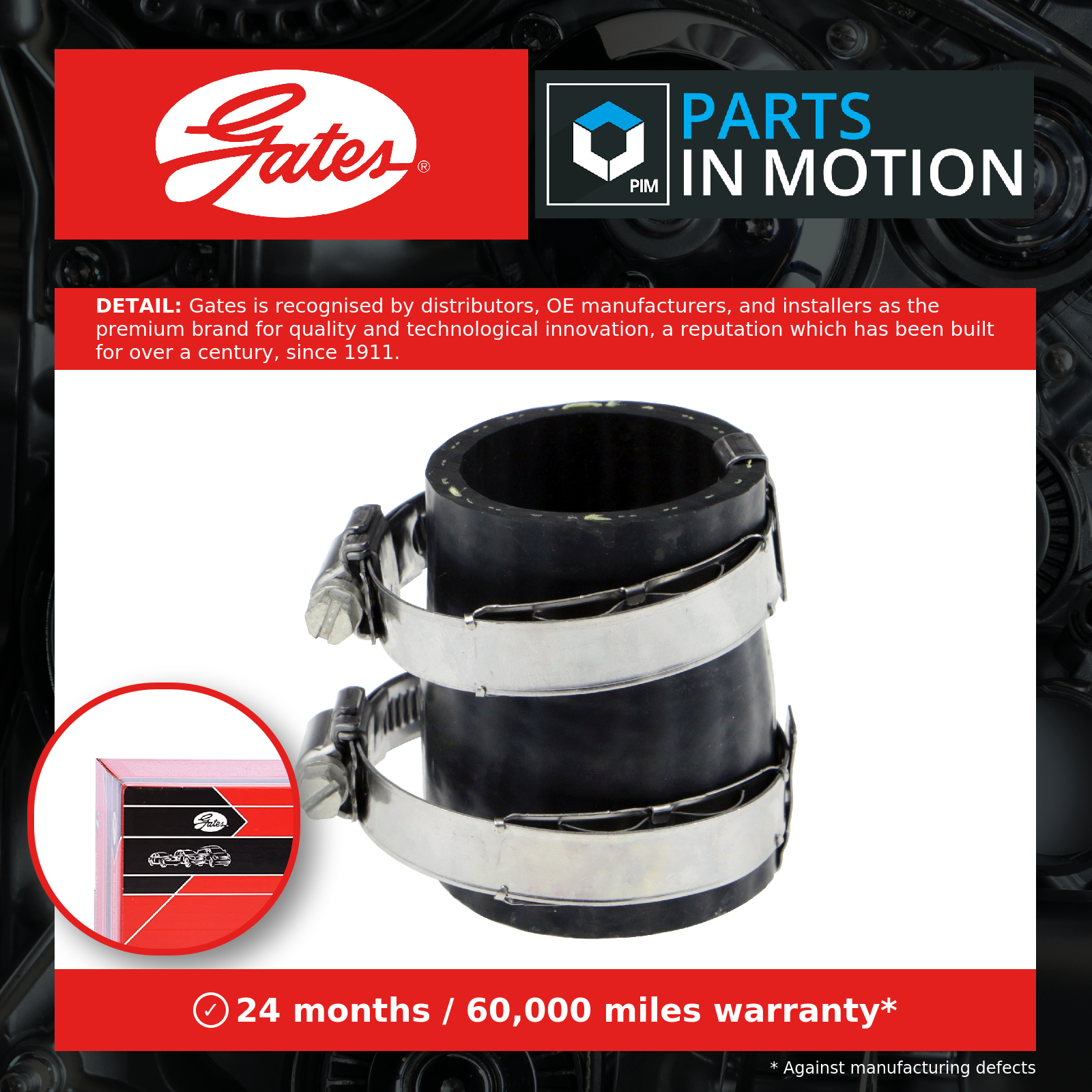 GATES TURBO HOSE - 09-0352 - Image 3