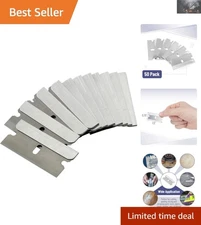 Bates Razor Blades - 50 Count Single Edge Blades for Shaving & Trimming