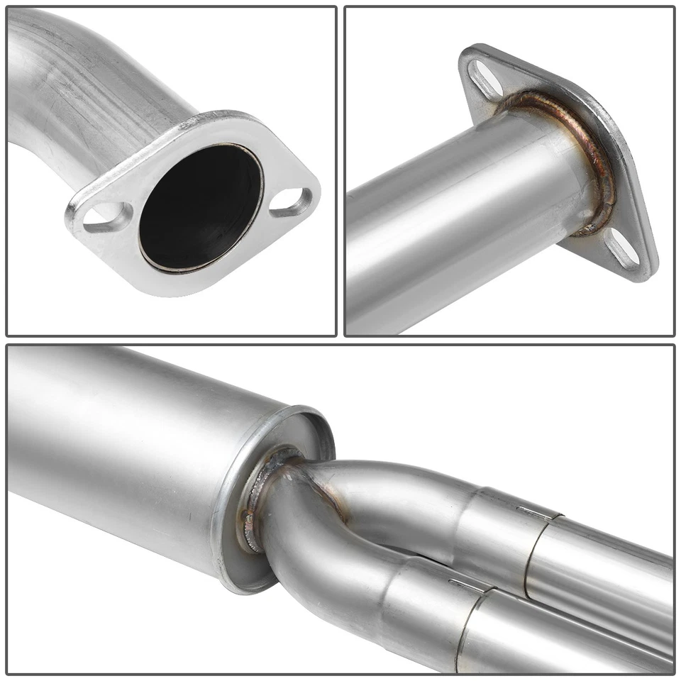 For 04-15 Nissan Titan 5.6L V8 3"OD Catback Exhaust System+4" OD Muffler Tip Foto 4 de 4