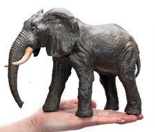 Elephant Wild Animal Figure Toy PVC Doll Small Figurine Birthday Gift