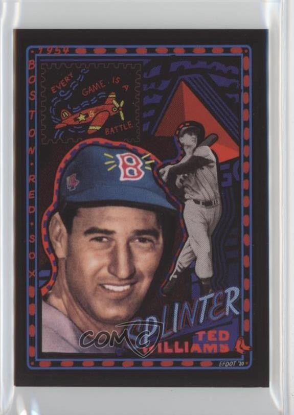 2020 Topps Project 2020 1954 Topps /8897 Ted Williams by Efdot #74 HOF