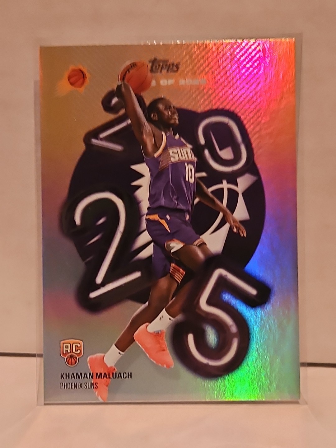 Khaman Maluach Rookie Card CLASS OF 2025 CASE HIT SSP Suns Duke - 2025-26 Topps