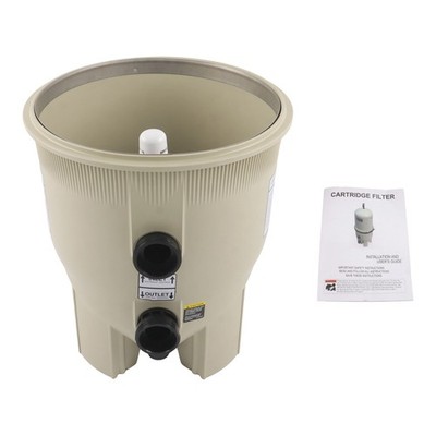 178578 Almond Bottom Tank Assembly for Clean & Clear Plus & Quad DE Filters