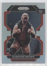 2022 Panini Prizm WWE Silver Prizm Rampage Brown #109 0it8