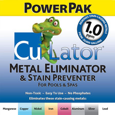 Culator Metal Eliminator Powerpak 1.0 for Pools & Spas &ndash; Removes Copper Iron