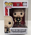 "STONE COLD" STEVE AUSTIN - WWE WWF Funko POP! #190 Vinyl Figure NEW / BOX WEAR