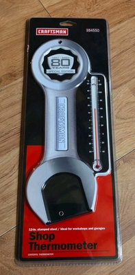 #ad CRAFTSMAN Wrench 80 Years Special Ed. Shop Thermometer 84550 NEW SEALED $49.99