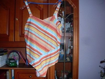 Damen Badeanzug Gr. 50 B Feel Good mehrfarbig Neu